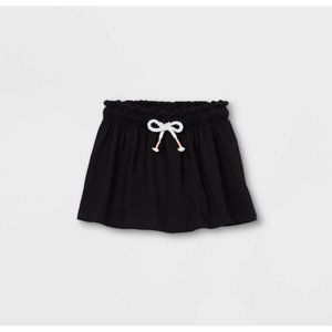 Toddler Girls' Scooter Skorts - Cat & Jack™ Black size 12 months NEW WITH TAGS